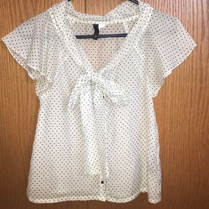 H&M polka dot top